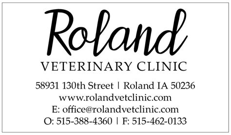 roland vet clinic